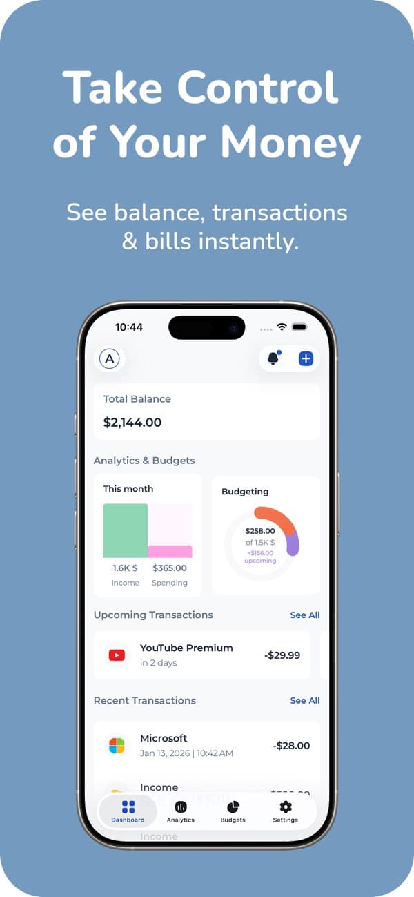Budgetly - Expense Tracker